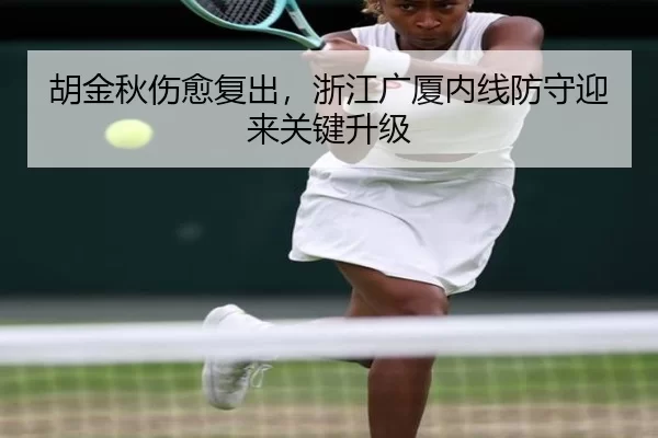 胡金秋伤愈复出，浙江广厦内线防守迎来关键升级